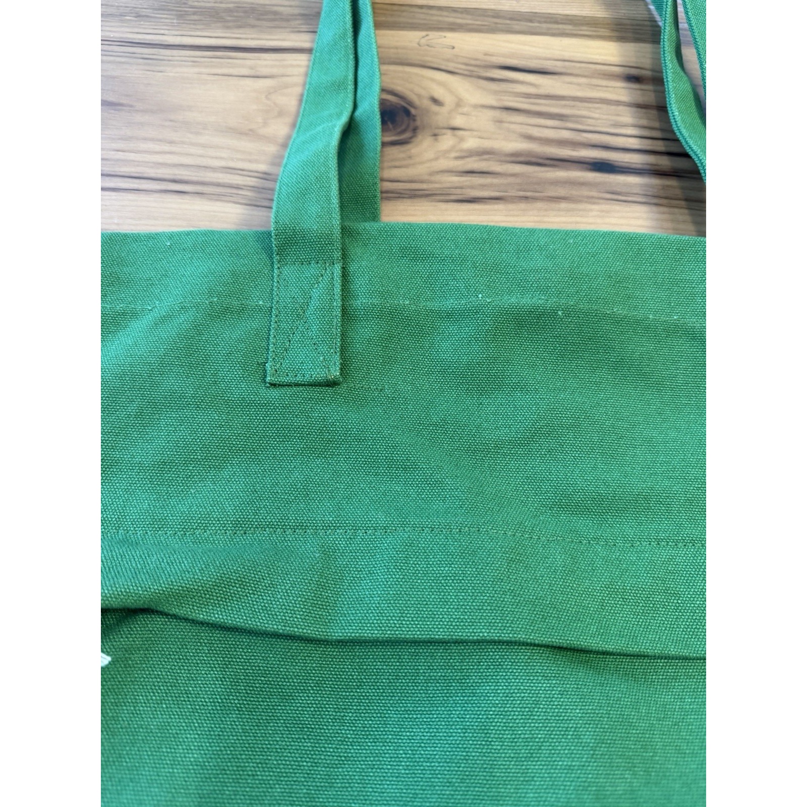 Terra Thread Organic Cotton Tote Bag Green Gofundmepro Large Canvas Bag — image 3 of 8